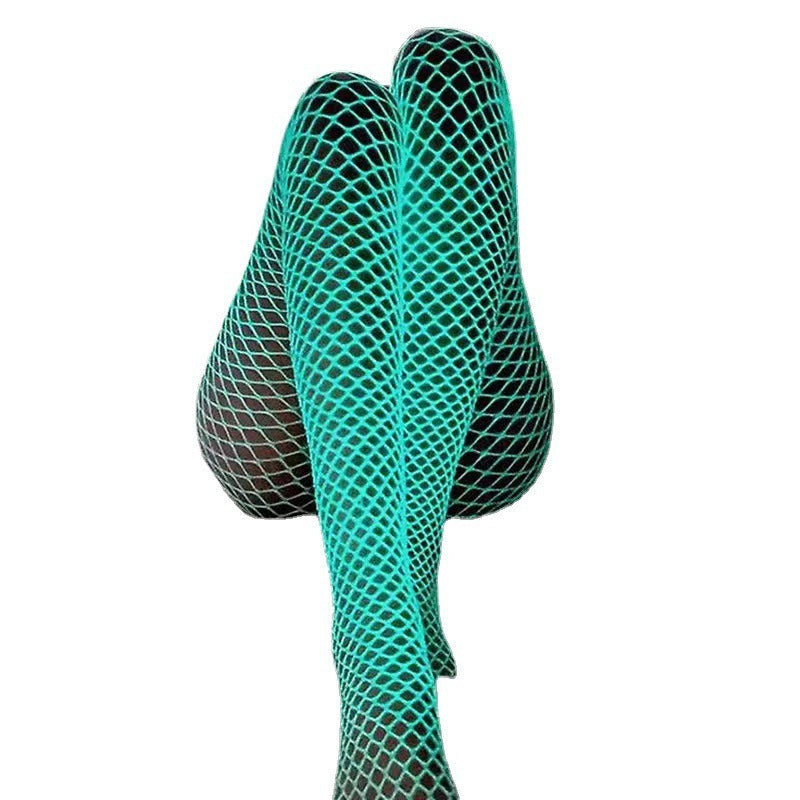Glow in the Dark Fishnets - White One Size Fits All - Perfect Fashion or Cosplay Accessory